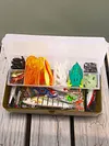 Mixed Fishing Lures Kit Soft and Hard Bait Hooks Swivels for Bass Pike Crank