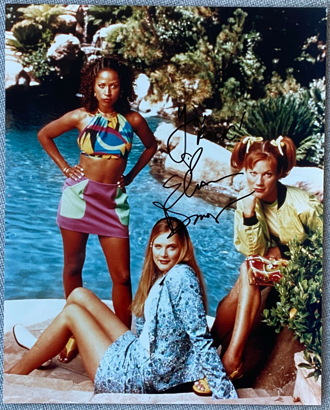 Elisa Donovan Signed In-Person Clueless Cast 8x10 Color Photo Poster painting - Authentic