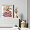 Halloween Desserts-14CT Stamped Cross Stitch 17*18cm/6.69*7.09in tapestrymarket