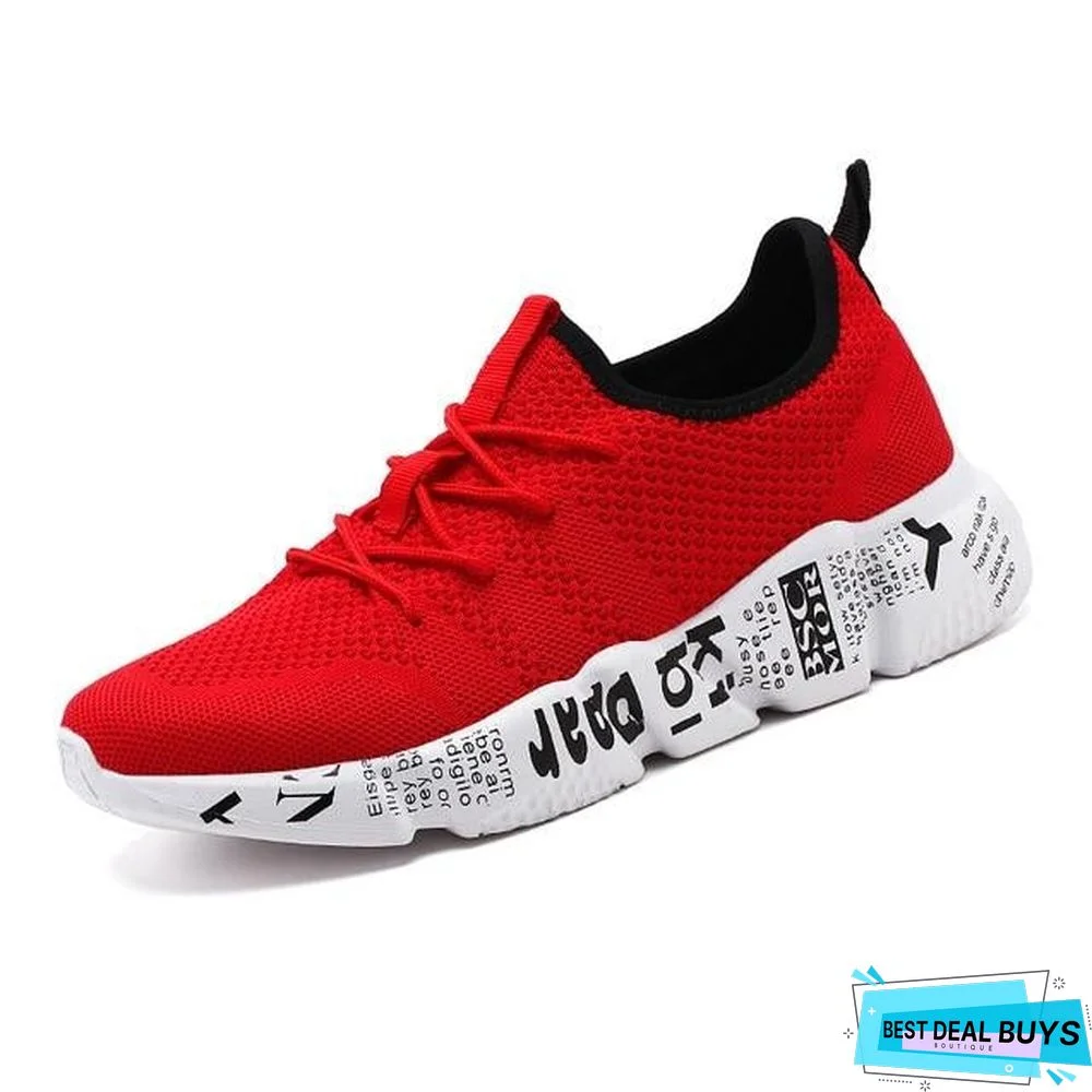 Men Casual High Quality Fashion Style Shoes Comfortable Mesh Outdoor Walking Jogging Sneakers