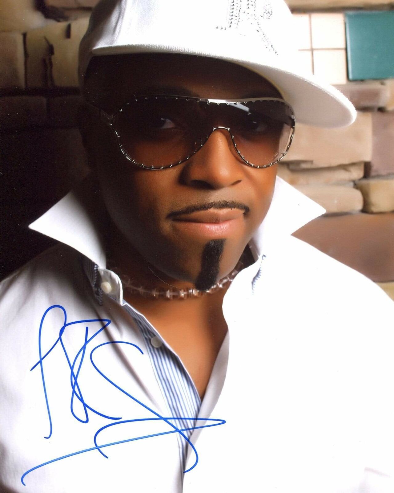 Teddy Riley SINGER autograph, In-Person signed Photo Poster painting