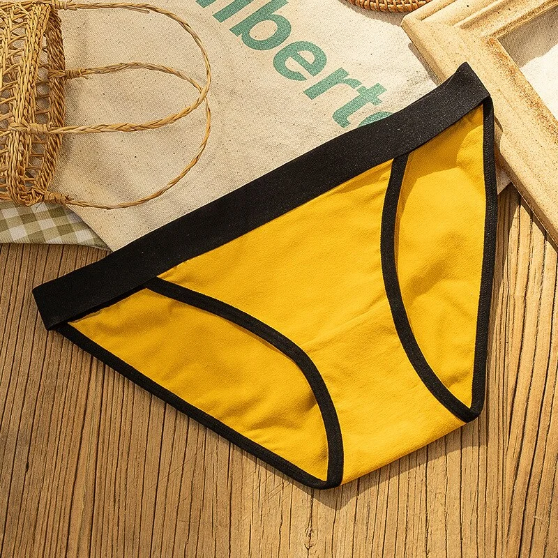 Meet'r Elasticity Lingerie Seamless Sexy Panties Women Cotton Underwear Breathable Briefs Girl Low-Rise Soft Panty Comfortable