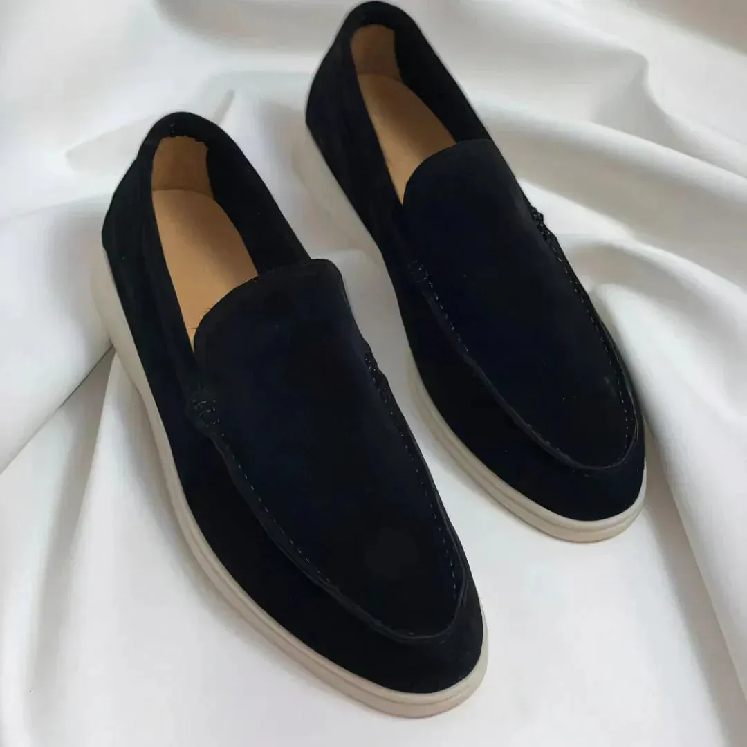 Men's Suede Loafers &ndash; Cushioned Slip-On Smart Casual Shoes &ndash; view 2