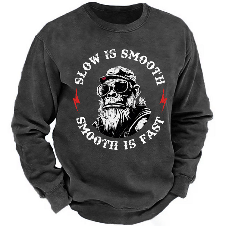 Slow is Smooth, Smooth is Fast Sweatshirt-Custom Your Name