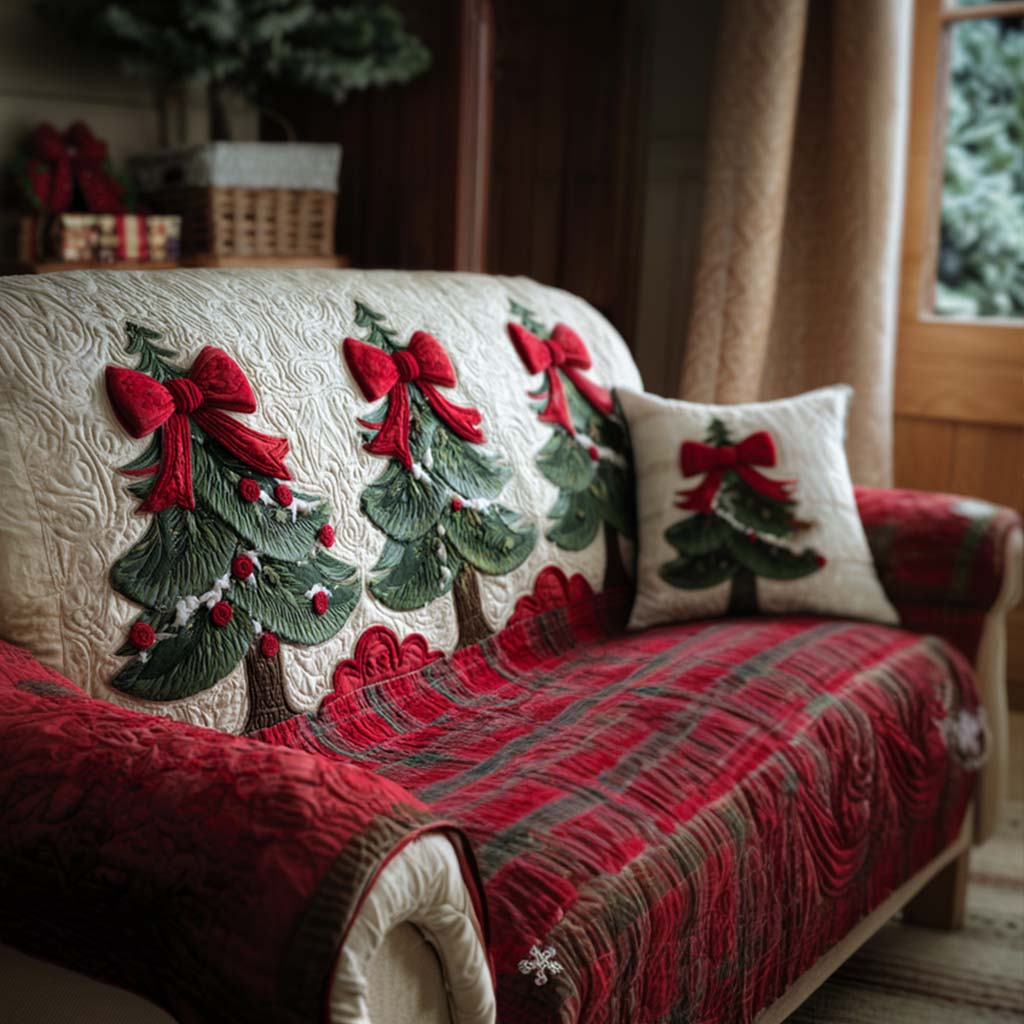 Winter Wonder Quilted Sofa Cover NCU0NT10948 everthome