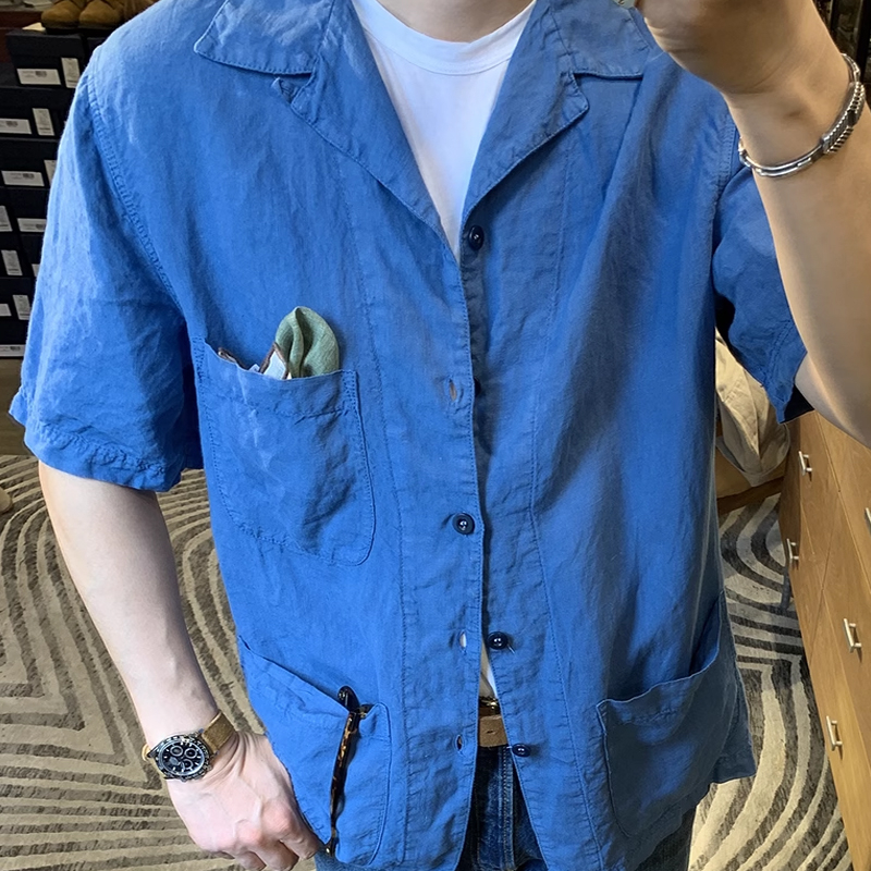 Men's Comfort Linen Short Sleeve Shirt