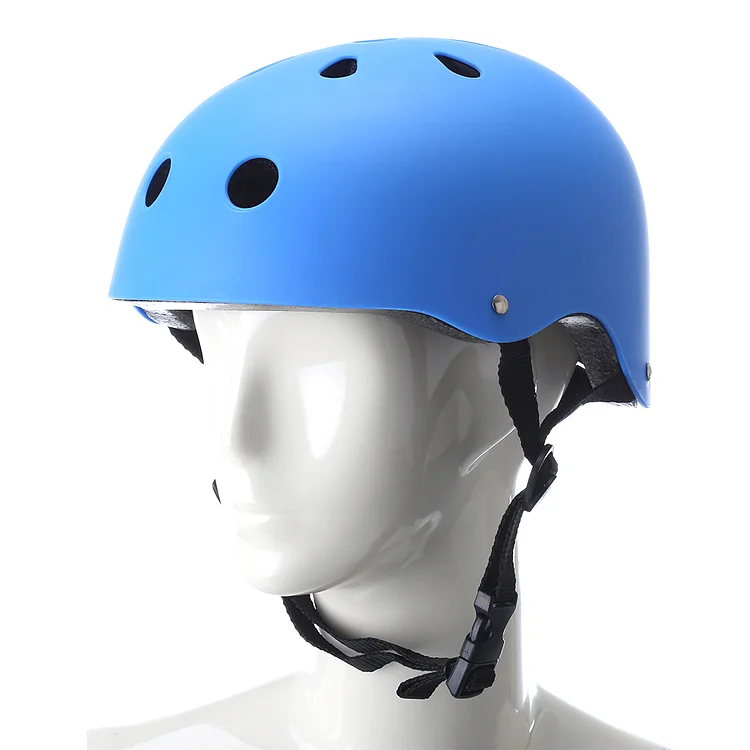Blue Kids Classic Matte Adjustable Helmet