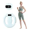 Electric Body Fascia Ring Vibration Body Shaping Massager Rechargeable 4-Sided Massager Head Fascia Ring Multifunctional Handheld Muscle Fascias Gun Deep Tissue Massage Device