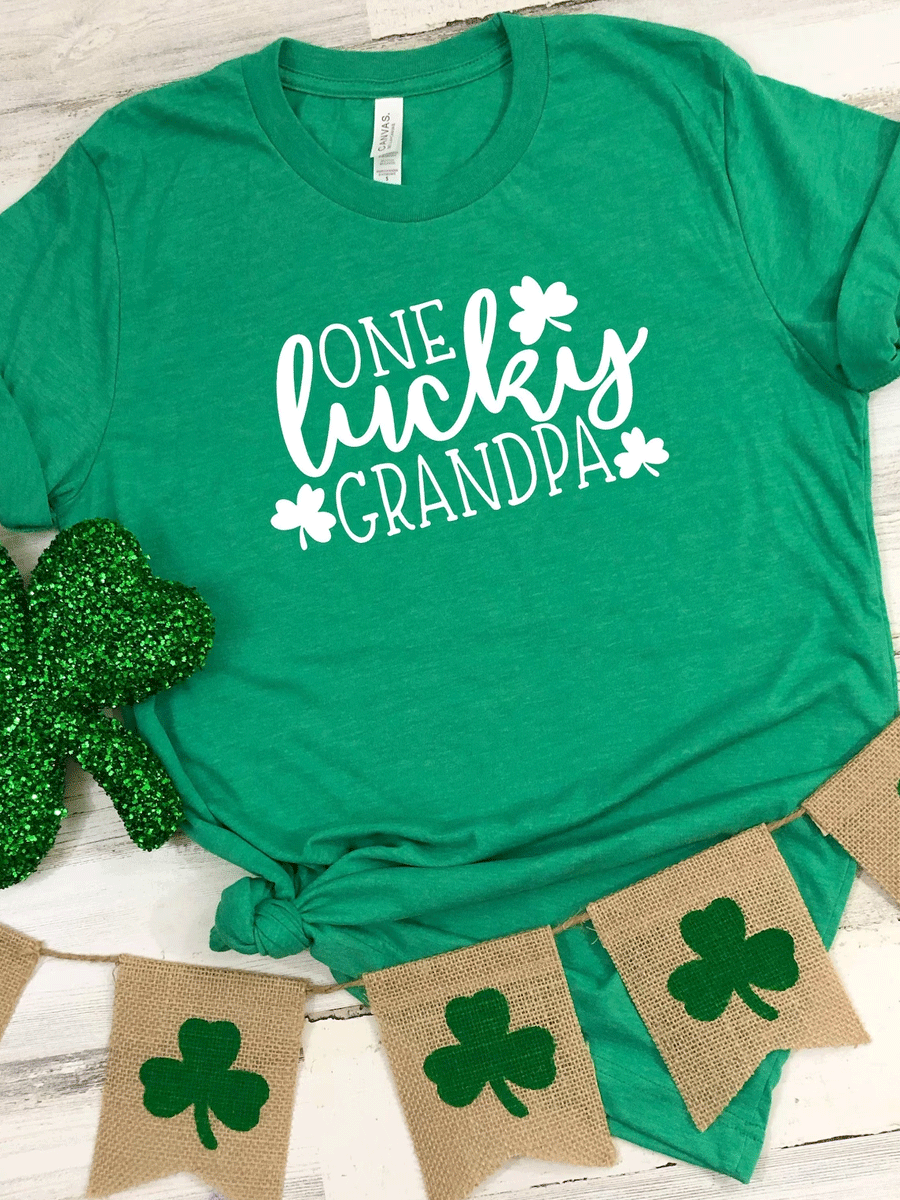 One Lucky Grandpa St Patrick's Day Men's T-Shirt