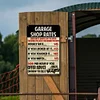 Garage Shop Rates - Vintage Metal Signs - 20*30cm/30*40cm - Warning