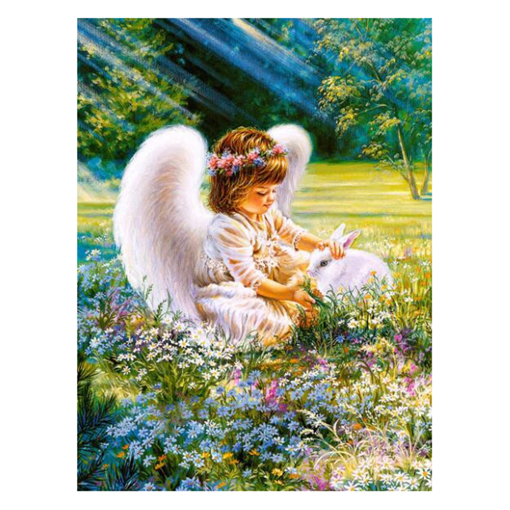 

40*50CM - Square Drill Diamond Painting - Little Angel, 501 Original