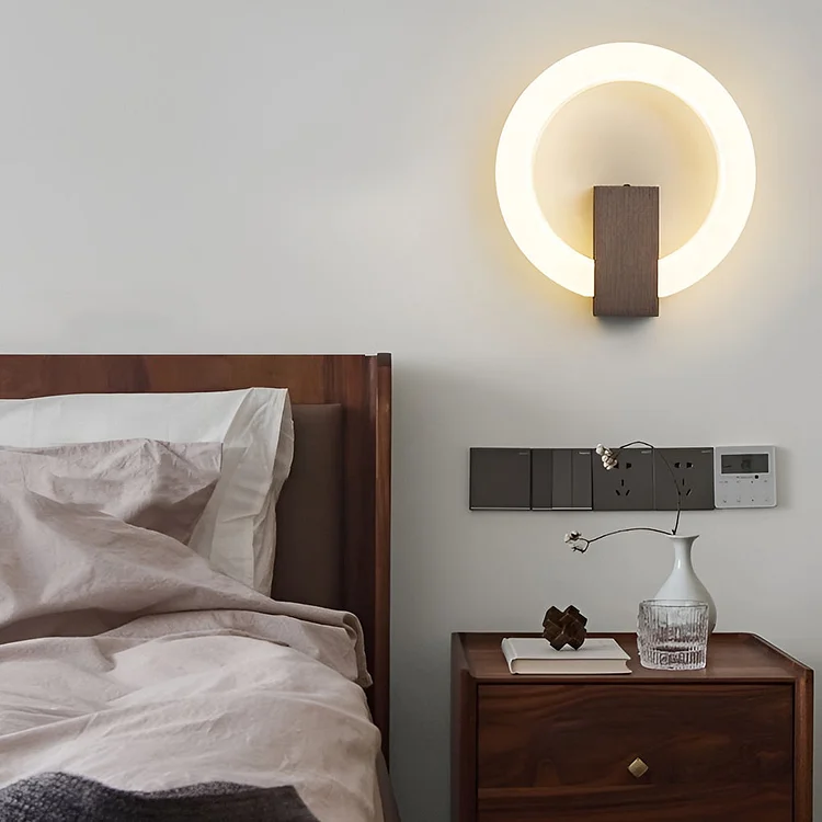 Circle Dimmable LED Modern Wall Sconce Lighting Wall Lamp Wall Light Fixture - Appledas