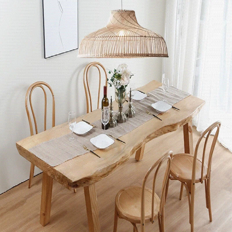 Handmade Rattan Woven Bowl Pendant Lampshade