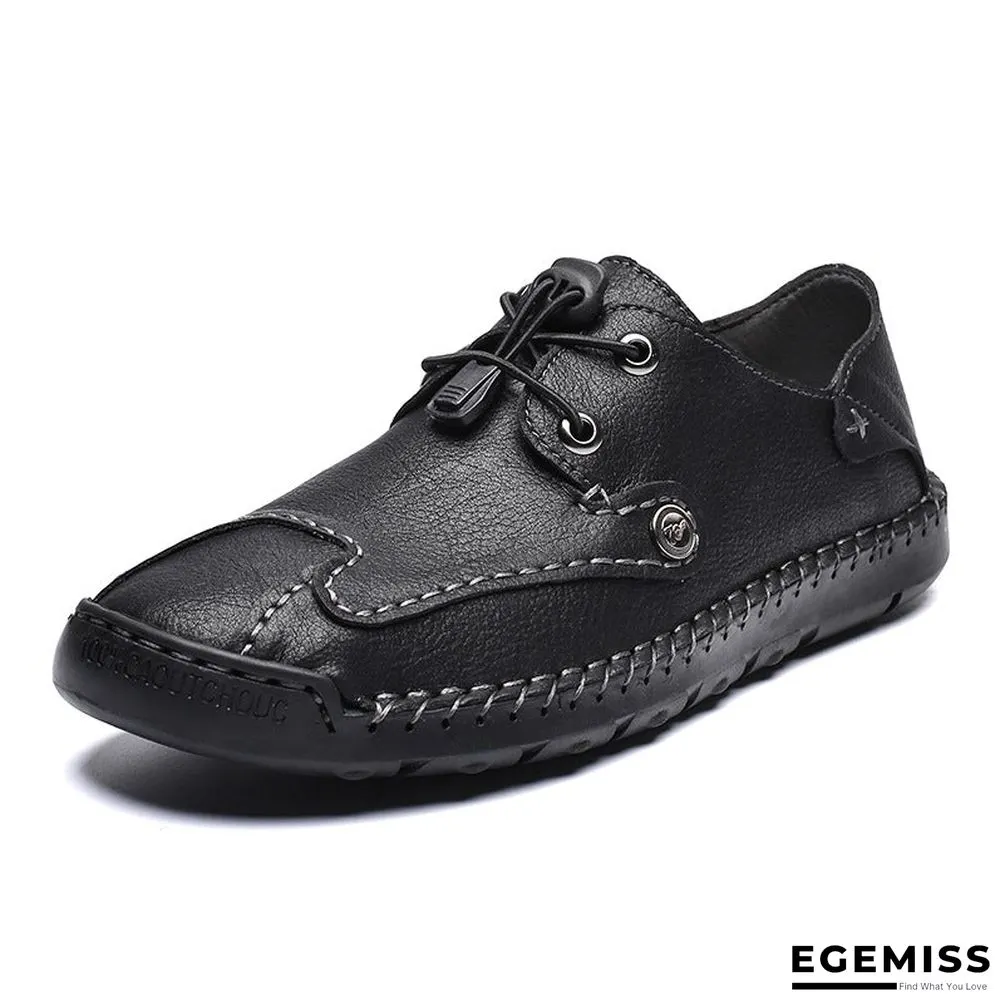 Mens Spring/Fall Casual/Daily Outdoor Oxford Shoes Walking Shoes Faux Leather Handmade | EGEMISS