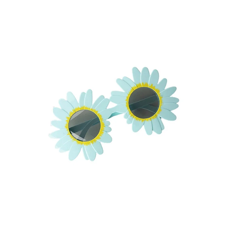 Demandernyc Creative Sun Flower Daisy Sunglasses Funny Glasses Gathering Picnic Photograph Sunglasses Decorative Glasses Fast