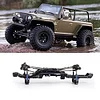 AMK 313mm Wheelbase RC Crawler Chassis Frame Builders Kit with 2-Speed Transmission 35T 550 Motor for TRX4 D90 DIY Upgrade (Chassis with Wheels)