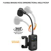 Instrument Microphone Adjustable Clip-On Pickup High-Fidelity Violin Performance Wireless Microphone Rechargeable Professional Sound Pickup for Violin Saxophone Brass Wind Instruments