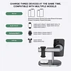 4 in 1 Wireless Charging Stand Desktop Qi2 Magnetic Multi-Function 15w Fast Wireless Charging Stand Night Light