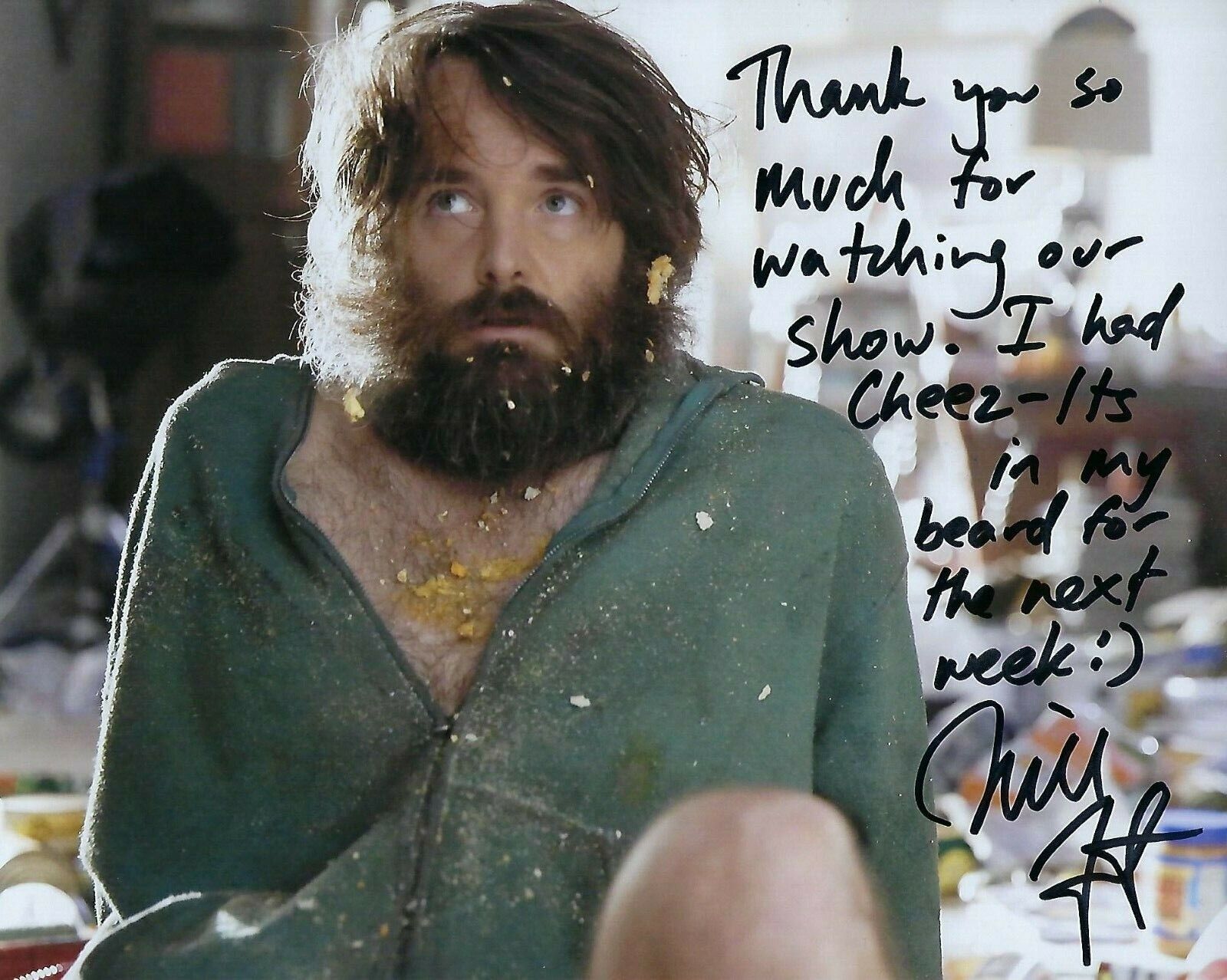 GFA The Last Man On Earth * WILL FORTE * Signed 8x10 Photo Poster painting w/Inscription W8 COA