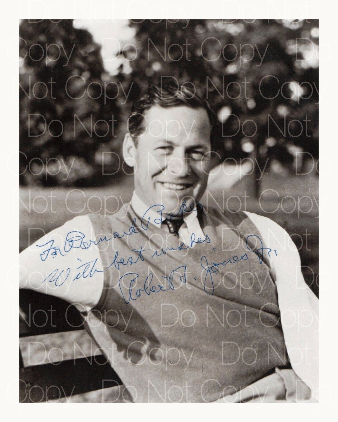 Bobby Jones signed 8X10 Photo Poster painting picture poster autograph RP