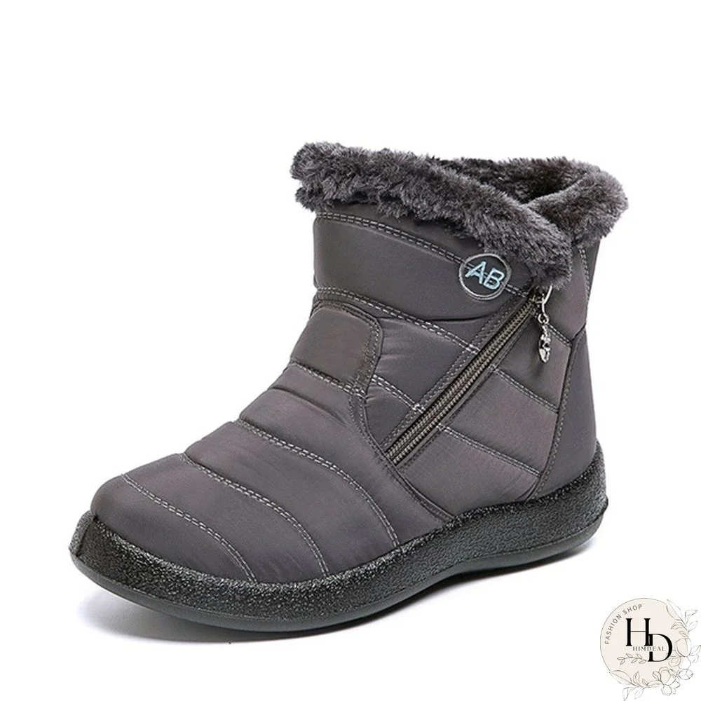 Women's Warm Waterproof Snow Boots Winter Non-slip Short Boots