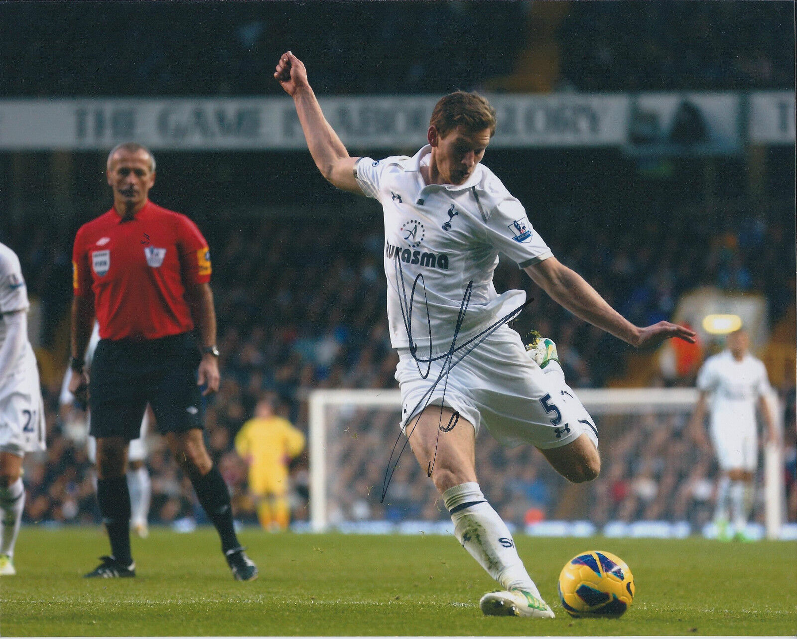 Jan VERTONGHEN SIGNED Autograph 10x8 Photo Poster painting AFTAL COA SPURS Premier League RARE