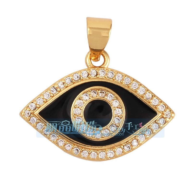 1 Piece Copper Devil’s Eye Pendant Jewelry Accessories