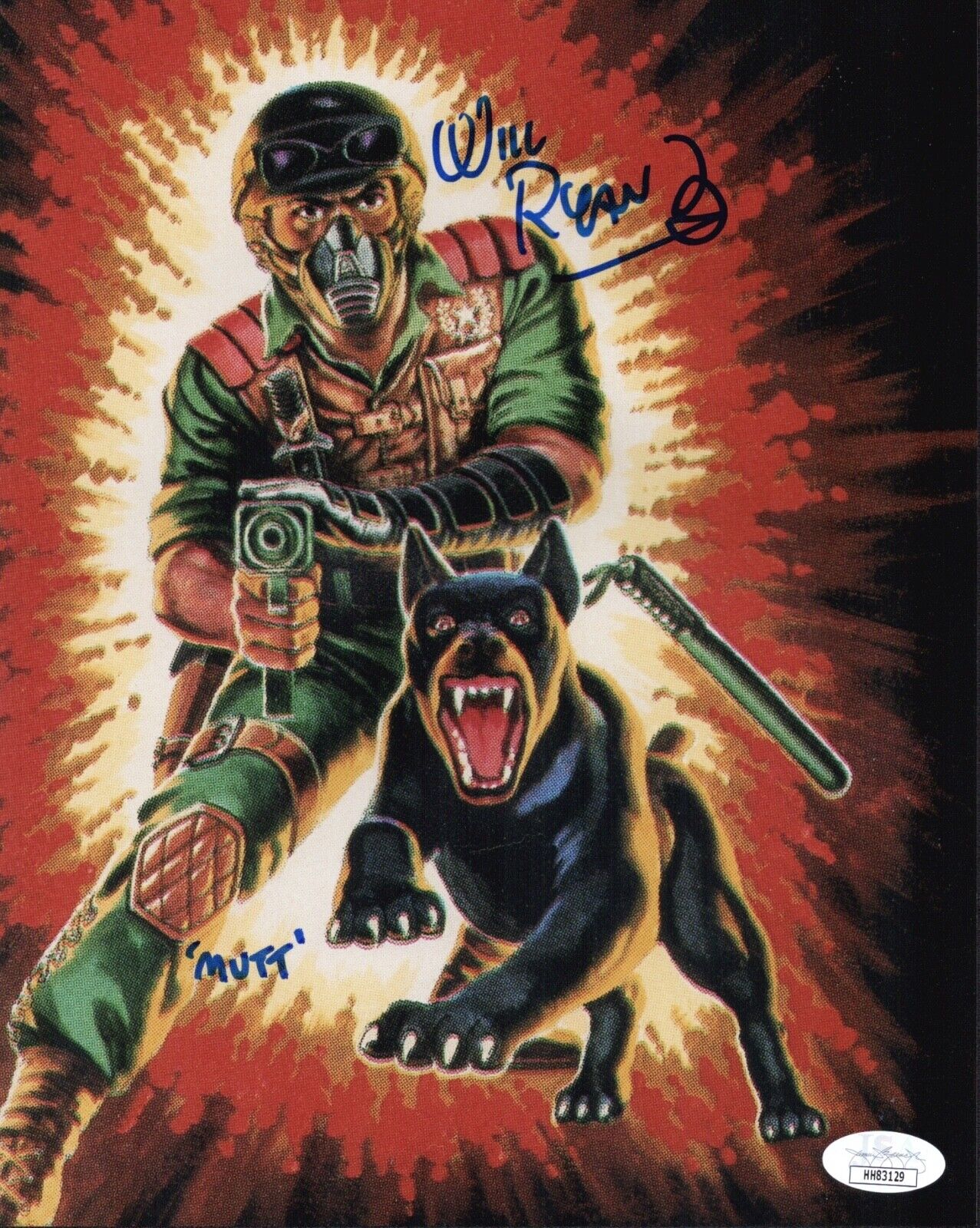 WILL RYAN Signed MUTT G.I. Joe 8x10 Photo Poster painting In Person Autograph JSA COA Cert