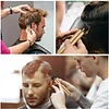 Professional Hair Trimmer, Zero Gapped T-Blade Close Cutting Hair Clippers for Men Rechargeable Cordless Trimmers for Haircut Beard Shaver Barbershop (4 Combs)