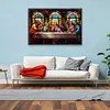 The Last Supper Glass Painting-Paint By Numbers Acrylic Painting 60*40CM(HOT)