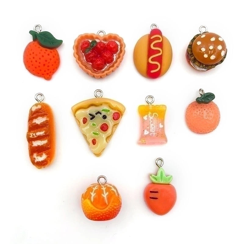 1 Piece Resin Fruit Pendant