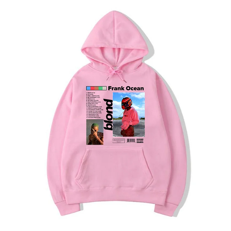 Frank Blond Ocean Nostalgia Ultra Hooded Sweatshirt Graphic Pullover Blond Hoodies at Hiphopee