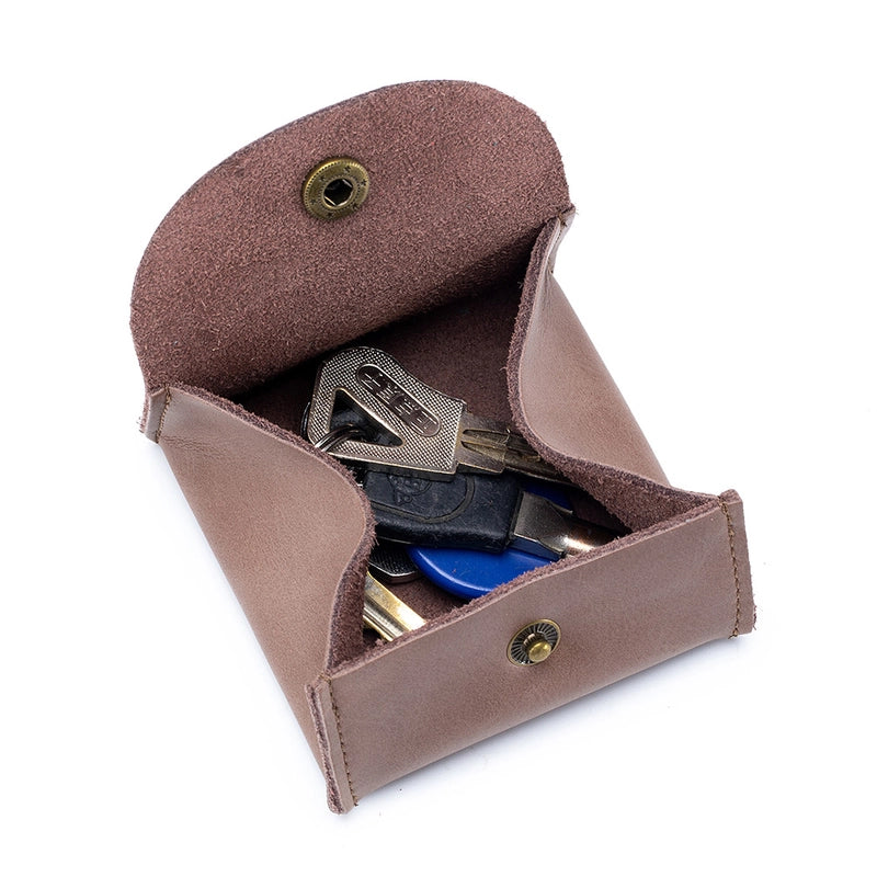 Japanese Genuine Leather Coin Bag Mini Earphone Bag Storage Bag Cowhide Small Money Bag Coin Purse