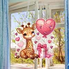 >SALE<5D DIY Diamond Painting Dots Pendant Cute for Garden Window Decor (Giraffe)
