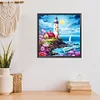 Diamond Painting-DIY Full Round Drill Lighthouse