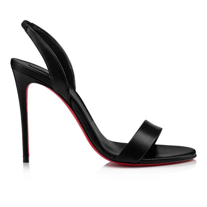 Women Sandals Red Bottom High Heel Slingback Summer Pumps-MERUMOTE