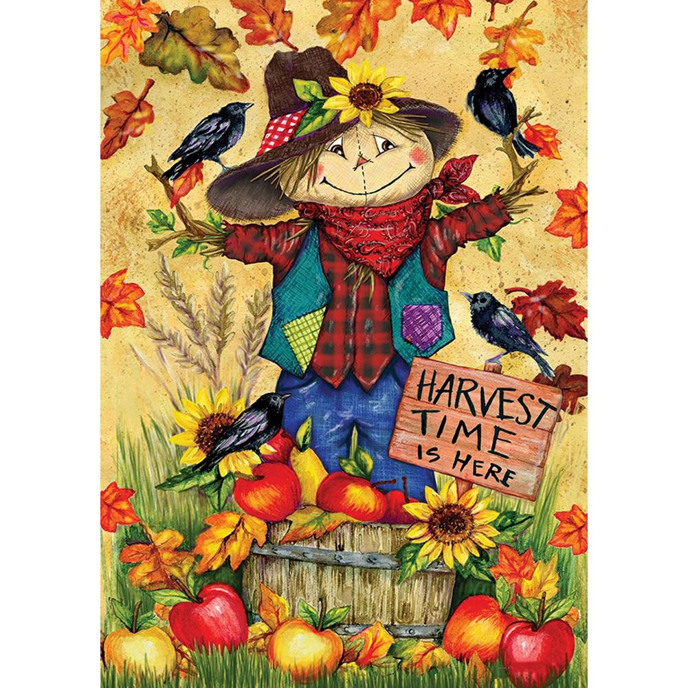 

30x40cm Round Drill Diamond Painting-Scarecrow, 501 Original