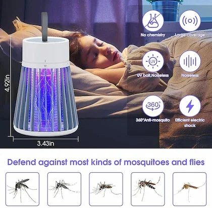 F UV Mosquito Killer Lamp&trade; - Protecție fără chimicale 