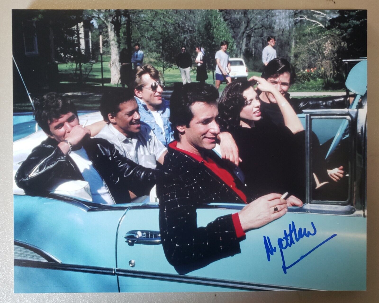 Matthew Lawrence autograph 8x10 Eddie and the Cruisers