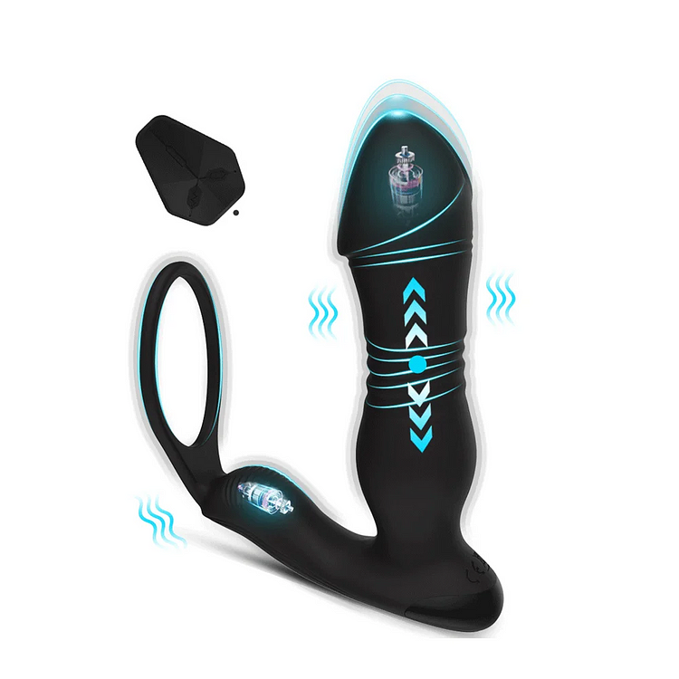 pearlsvibe -  Tiger3 Generation：8-band Telescopic Vibration Remote Control Prostate Massager
