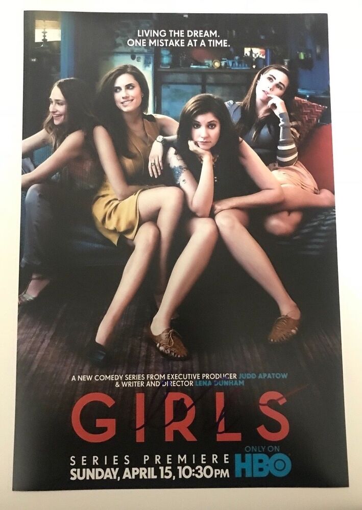 * LENA DUNHAM * signed autographed 12x18 Photo Poster painting poster * GIRLS * 4