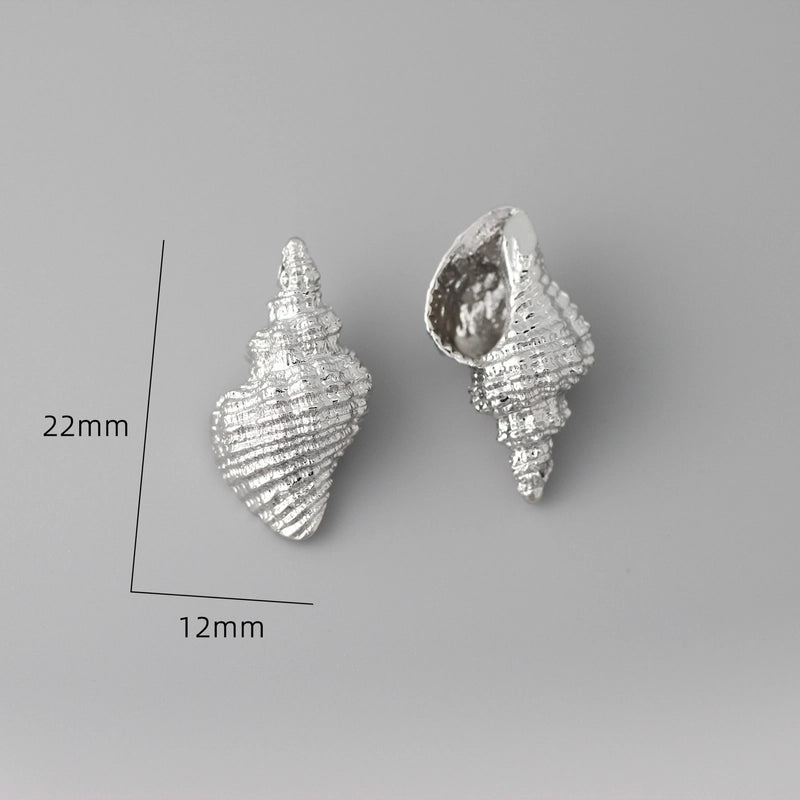 1 Piece Brass Conch Shell Jewelry Accessories Pendant