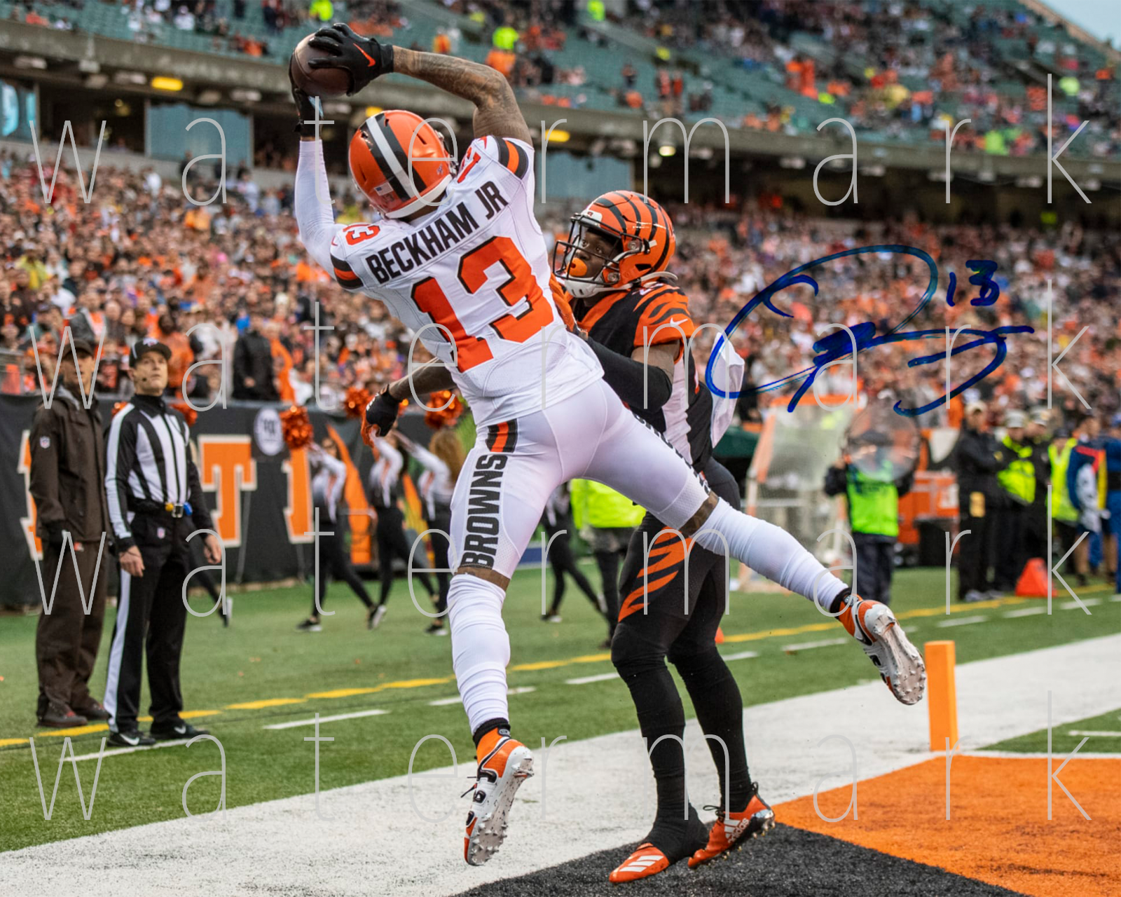 Odel Beckham Jr. Browns NFL Football signed 8X10 print Photo Poster painting poster autograph RP