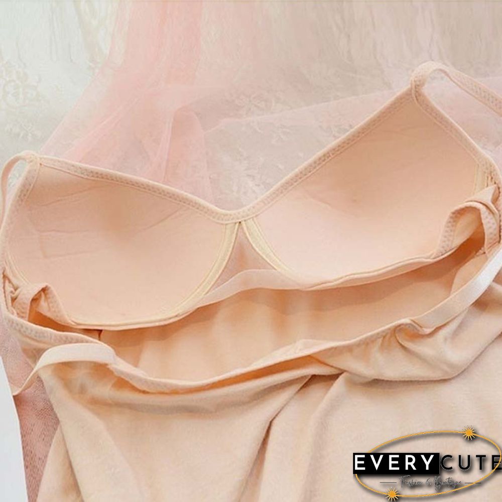 Womens Padded Bra Tops V Neck Camisole Straps Push Up Bra Vest Tank