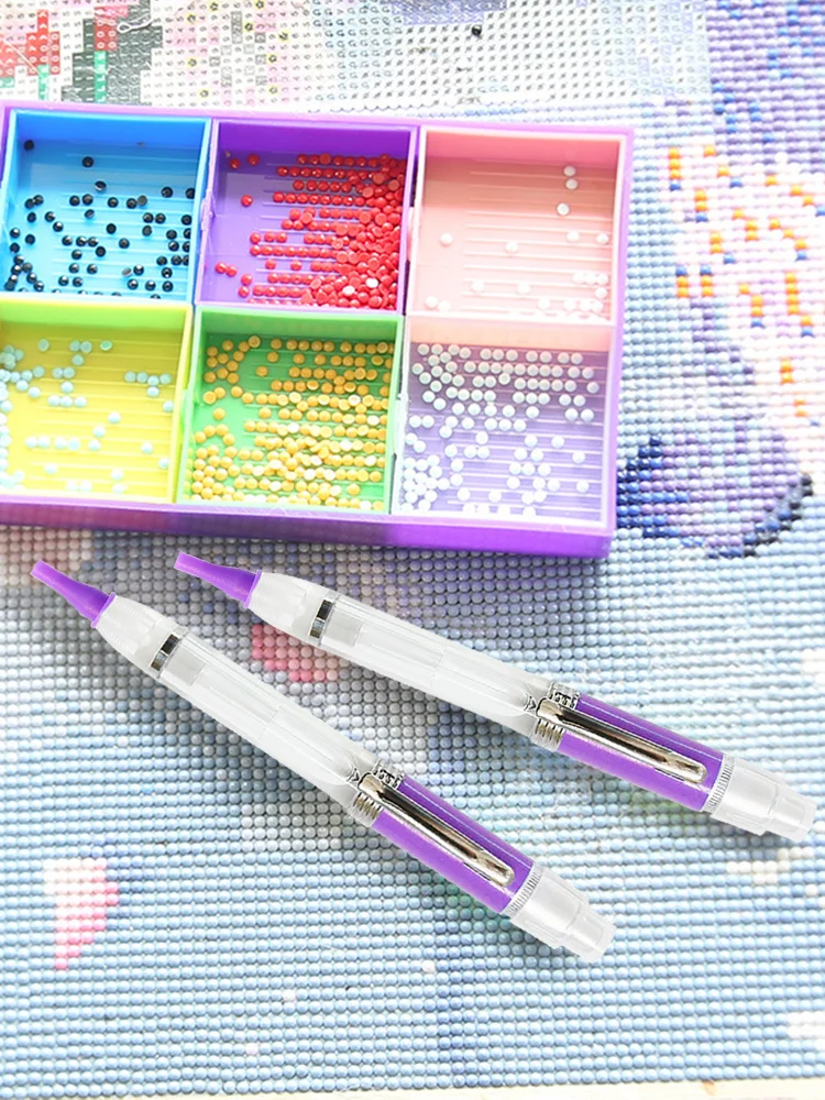 Diamond Painting Pen Diamond Art Drill Pen LED Light Multifunction for Beginners