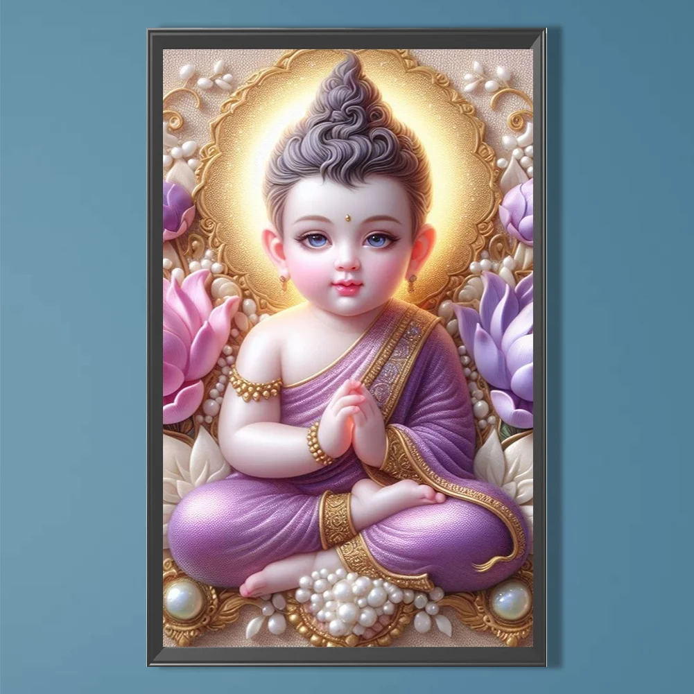 Full Round Diamond Painting 30*50cm - Buddha Art