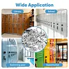 [US Local Warehouse] 25mm Number Tags with Rings 304 Stainless Steel Key ID Tag Hollow Round Metal Numbered Labels 1 To 500 for Restaurant Bar and Cafes