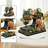 Double Sided Effect Special Shaped Flower Sewing Machine Diamond Painting Desktop Decor Kit