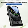 4-in-1 Carbon Monoxide Alarm Plug in Wall Portable Carbon Monoxide Detector with Temperature & Humidity Display for Home Bedroom Kitchen RV