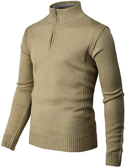 Men's Long Sleeve Casual Slim Sweater